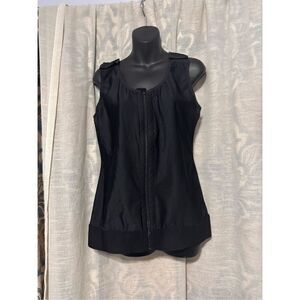 NICE Isavela Comprexxwear black abdominal cosmetic surgery compression vest size